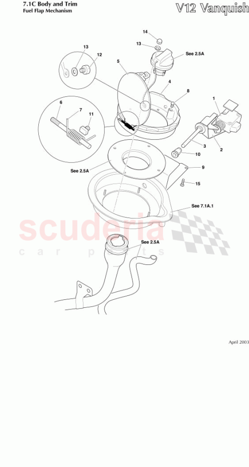 Part Diagram for Aston Martin 1R12341318AJ