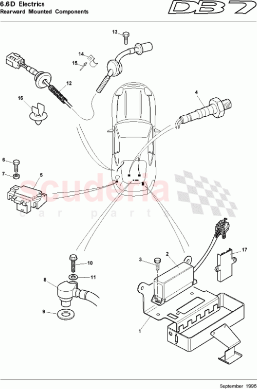 Part Diagram for Aston Martin 37-84044