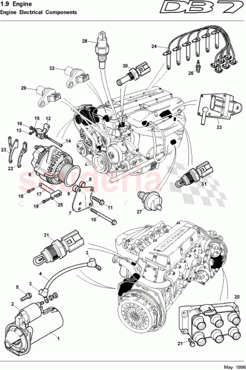 Part Diagram for Aston Martin 44-111139-AA