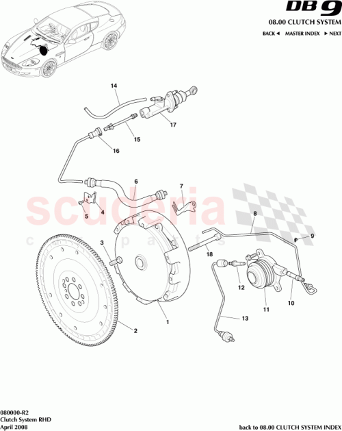 Part Diagram for Aston Martin 699632