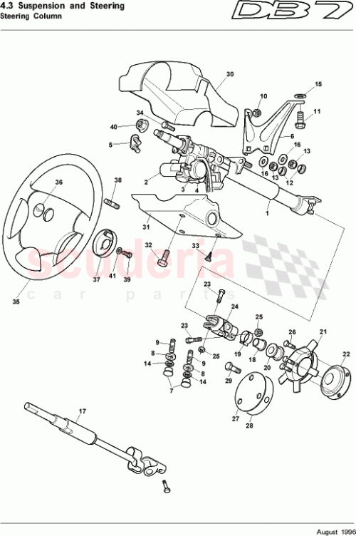 Part Diagram for Aston Martin 697236