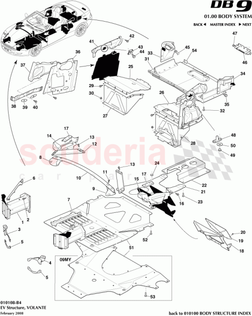 Part Diagram for Aston Martin 7G43-10N661-AA