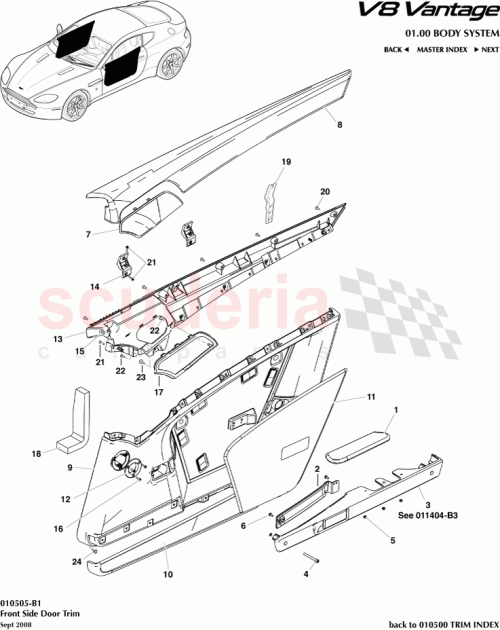 Part Diagram for Aston Martin BG3323942RAW