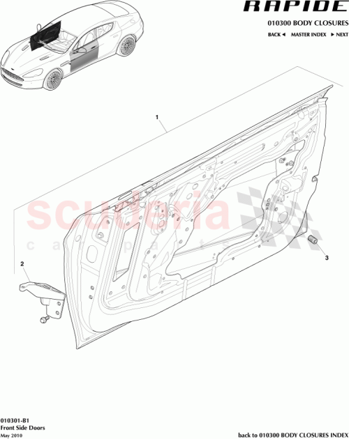 Part Diagram for Aston Martin AD43-F235K12-AD