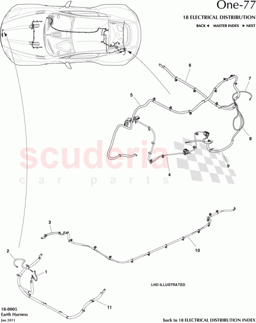 Part Diagram for Aston Martin AY93-14303-BA