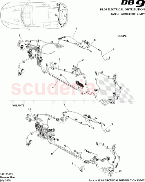 Part Diagram for Aston Martin 4G43-14A280-FC