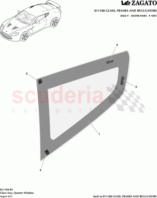 Part Diagram for Aston Martin CY83-C29700-BB
