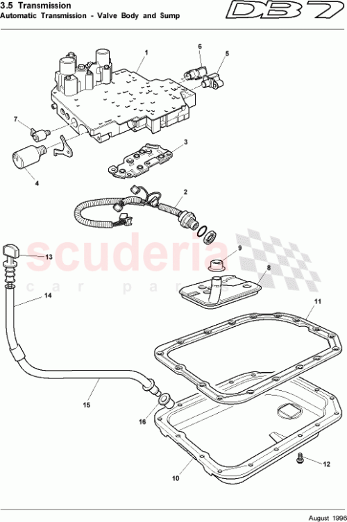 Part Diagram for Aston Martin 42-81689