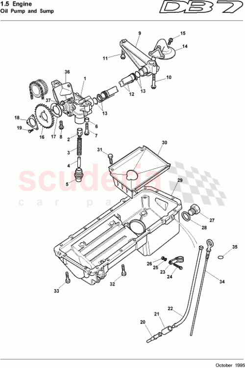 Part Diagram for Aston Martin 697109
