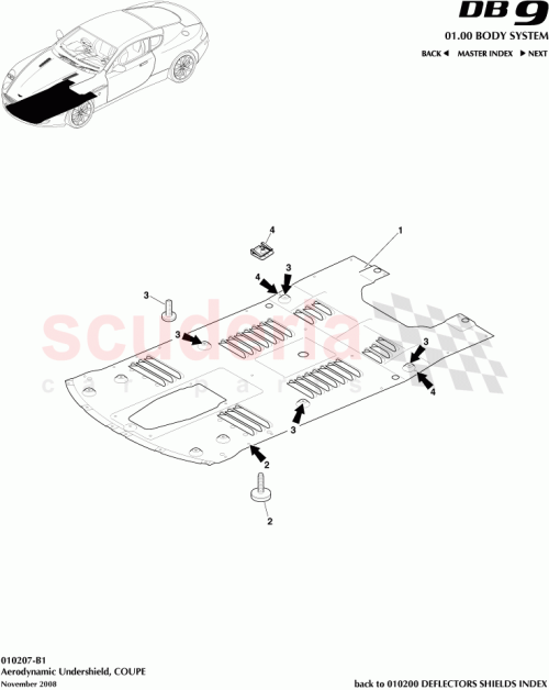 Part Diagram for Aston Martin AG43-5E209-BA