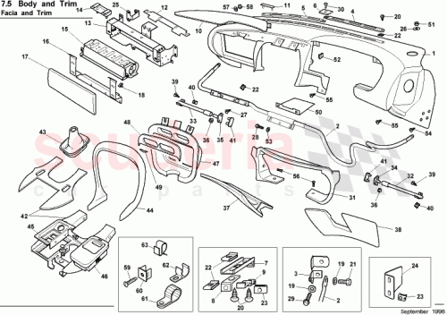 Part Diagram for Aston Martin 8383914/XXX