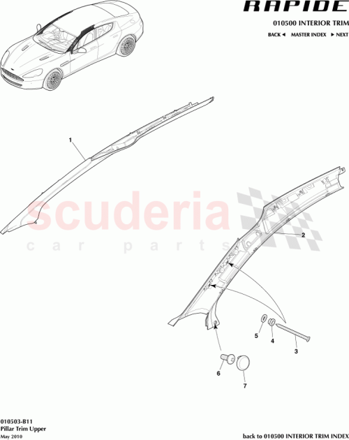 Part Diagram for Aston Martin AD4378782BB