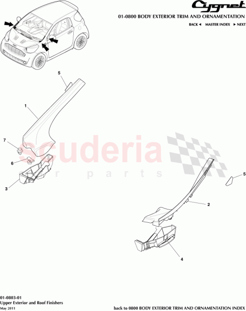Part Diagram for Aston Martin AY2Y-40A566-AE