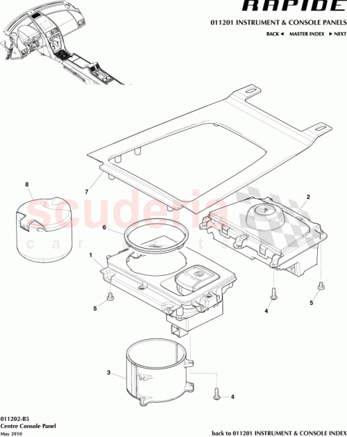 Part Diagram for Aston Martin AD43-F7159-BB