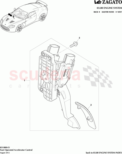 Part Diagram for Aston Martin 9G43-F4022-AA