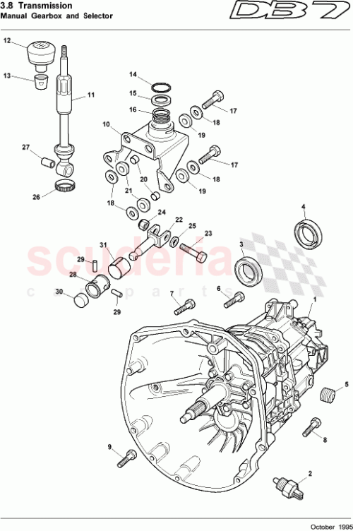 Part Diagram for Aston Martin 41-81824