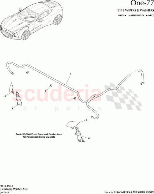 Part Diagram for Aston Martin 12023-07-1025-AD
