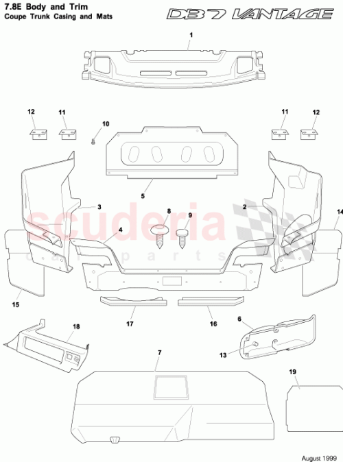 Part Diagram for Aston Martin 83-123791-ACW