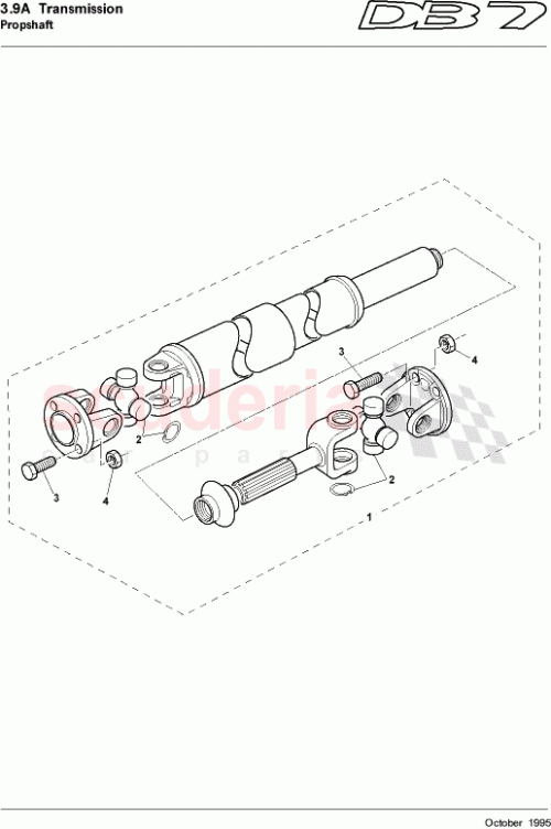 Part Diagram for Aston Martin 31-111147-AA