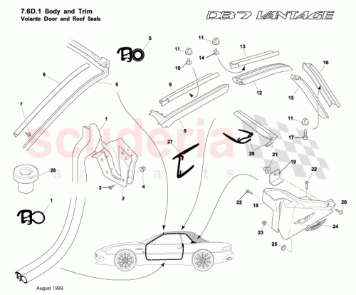 Part Diagram for Aston Martin 697688