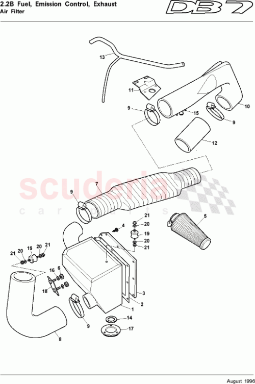 Part Diagram for Aston Martin 0880423