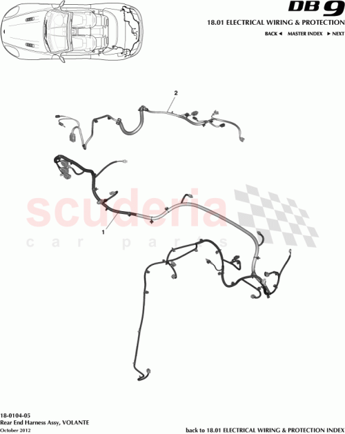 Part Diagram for Aston Martin DG43-14A227-BB