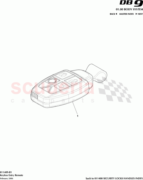 Part Diagram for Aston Martin 4G43-70290-CD