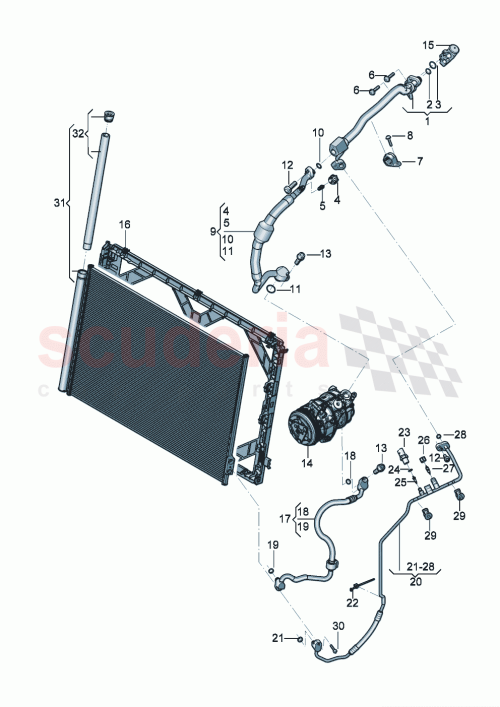 Part Diagram for Bentley 3SA260710B