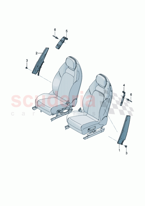 Part Diagram for Bentley 3SD880581D