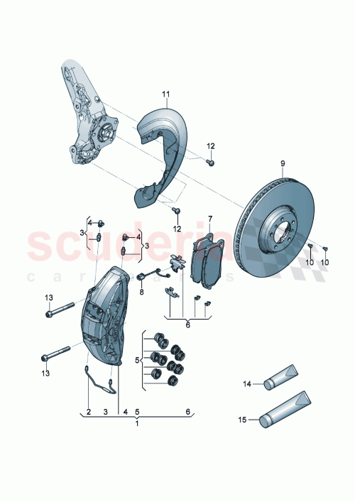 Part Diagram for Bentley 3SA615124B