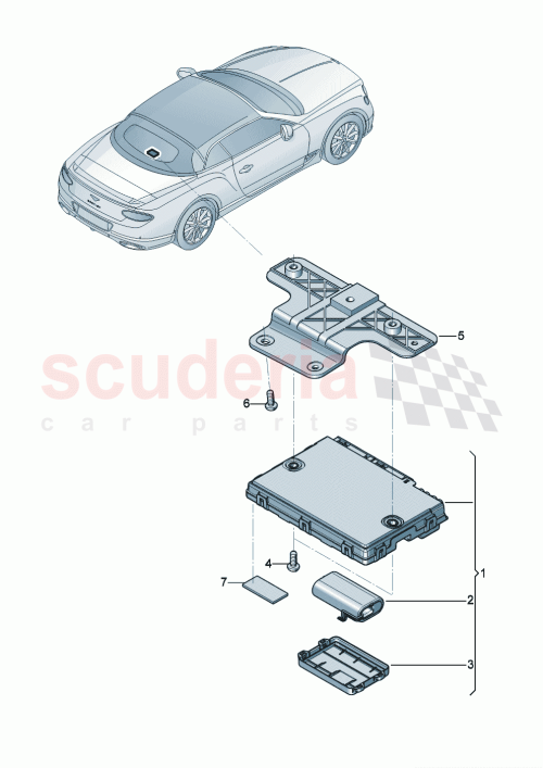 Part Diagram for Bentley 8WD907468G
