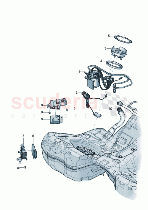 Part Diagram for Bentley 3SA906129