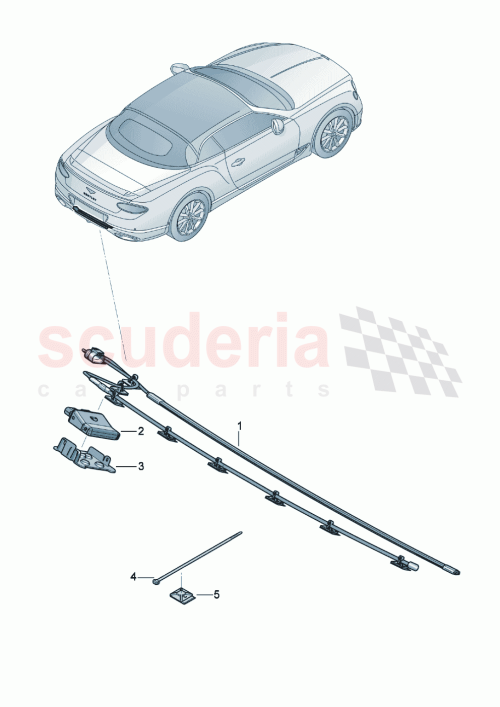 Part Diagram for Bentley 3SA962239A