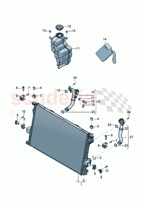 Part Diagram for Bentley 971121438A