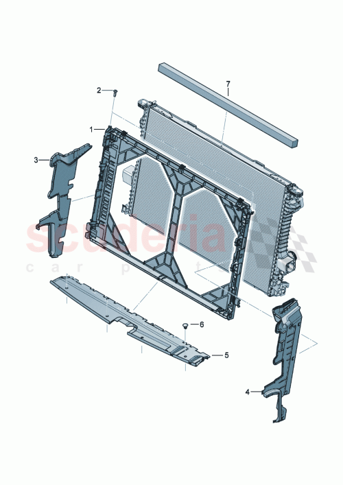 Part Diagram for Bentley 3SD121287A
