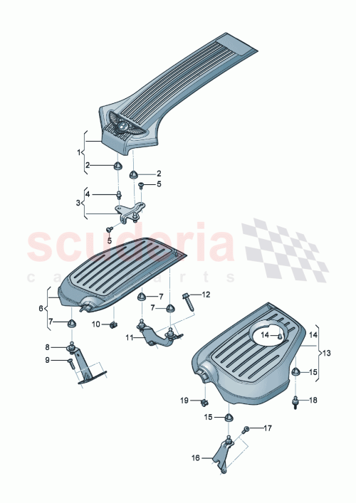 Part Diagram for Bentley 3SA806522A