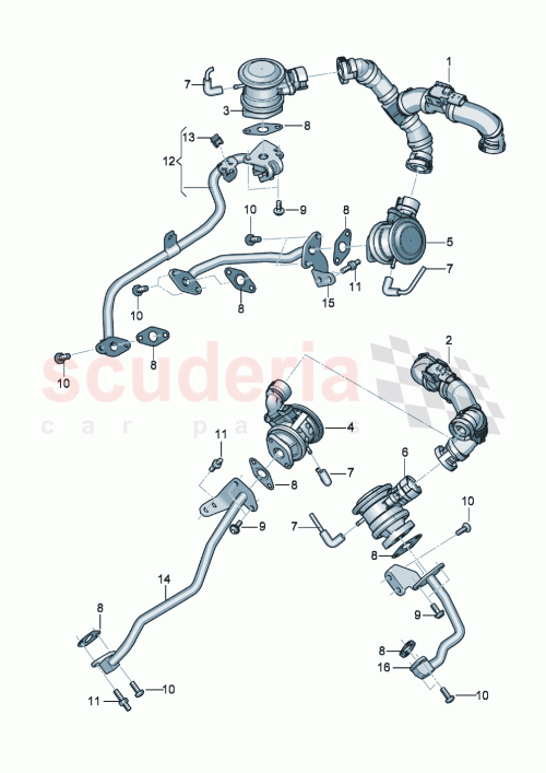 Part Diagram for Bentley 07P131581M