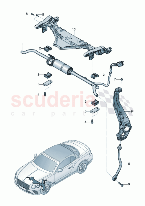 Part Diagram for Bentley 971411024J
