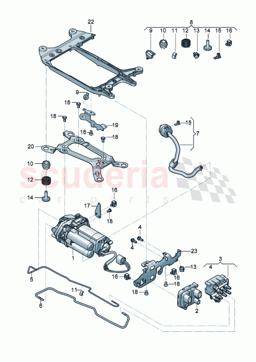 Part Diagram for Bentley 971616645