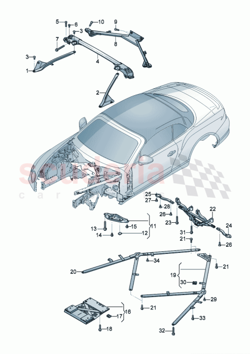 Part Diagram for Bentley N10551901