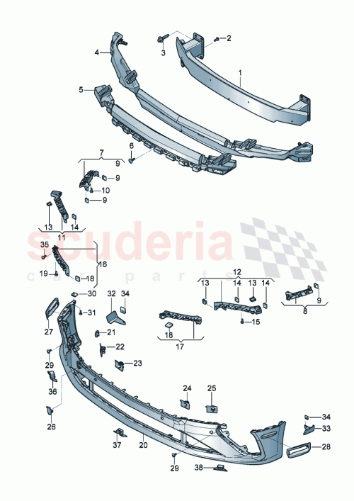 Part Diagram for Bentley WHT007443