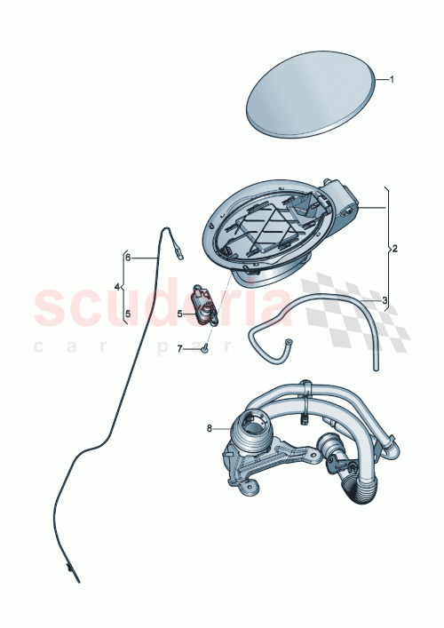 Part Diagram for Bentley 3SD809857AA