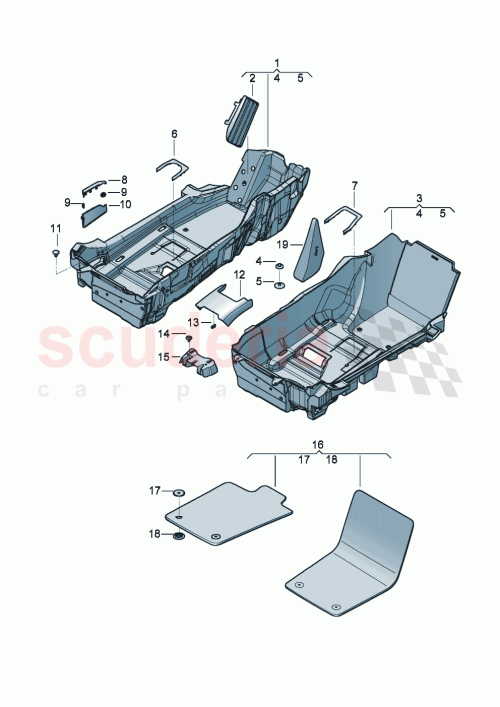 Part Diagram for Bentley 3SD864411