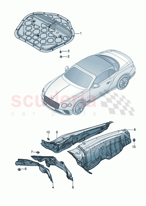 Part Diagram for Bentley 976863980