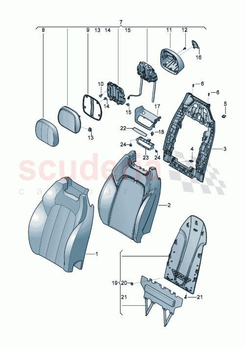 Part Diagram for Bentley 3SD881990BF