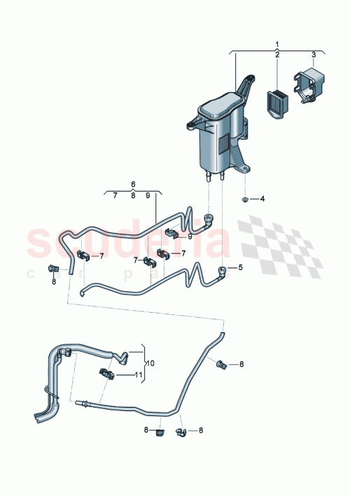 Part Diagram for Bentley 971 201 164