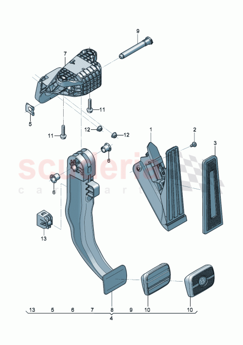 Part Diagram for Bentley 971723029AB