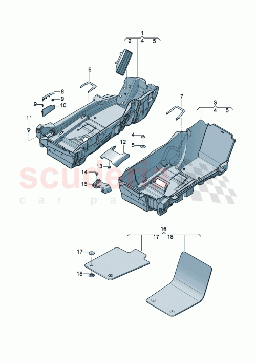 Part Diagram for Bentley 3SB 863 691 AH