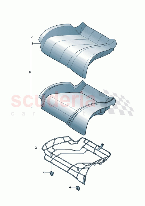 Part Diagram for Bentley 3SD885406BD