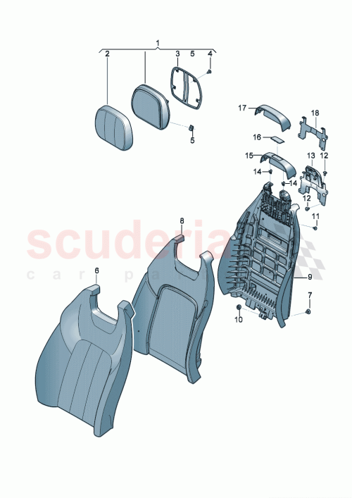 Part Diagram for Bentley 3SD885806A